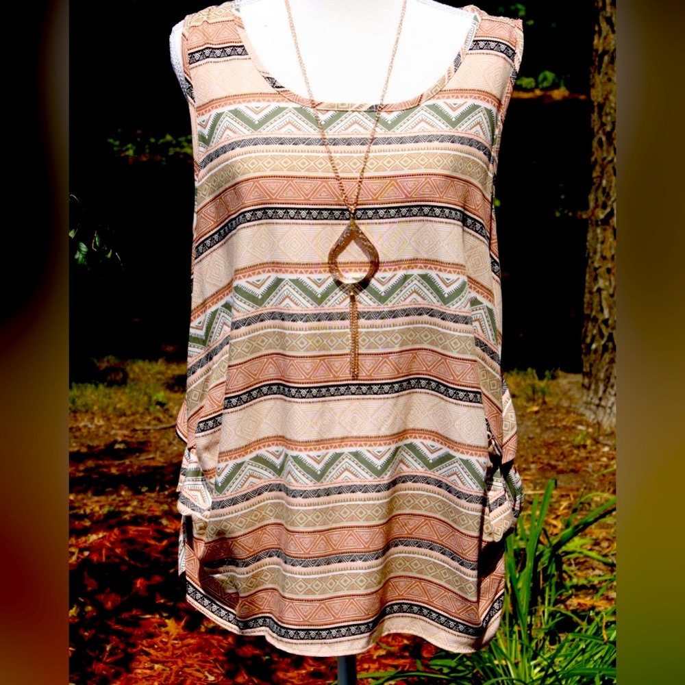 Michelle Tank with Necklace
